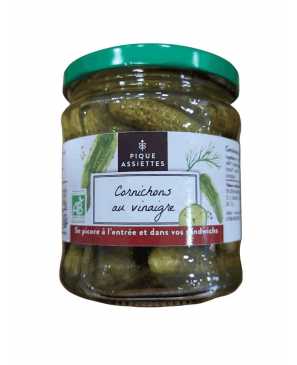 CORNICHONS AU VINAIGRE BIO 330G 