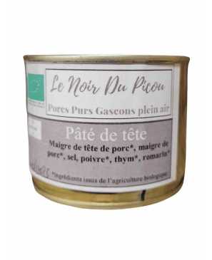 PATE DE TETE PORC NOIR BIO 180GR 