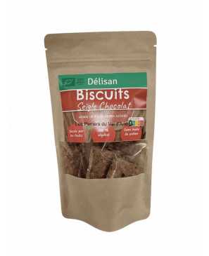 BISCUITS SEIGLE, CHOCOLAT BIO 125GR 