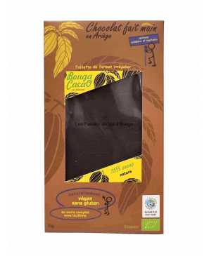 TABLETTE DE CHOCOLAT BIO 75% CACAO 70GR NATURE 