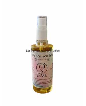 HUILE DEMAQUILLANTE ROMARIN, ROSE 100ML 