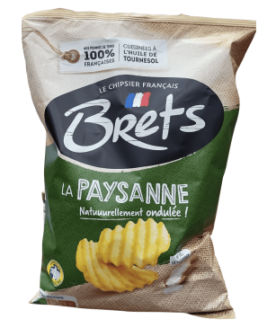 CHIPS PAYSANNE FRANCE 125G BRET'S 
