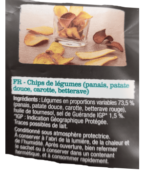 CHIPS BARBECUE FRANCE 125G 